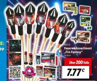 Lidl Weco feuerwerkssortiment Angebot