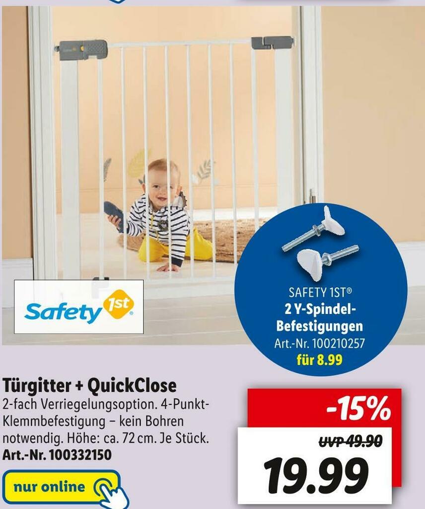 Safety 1st türgitter + quickclose Angebot bei Lidl