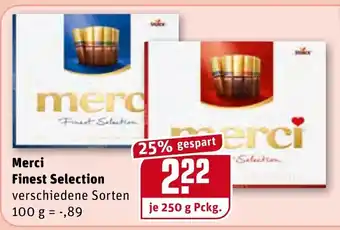 REWE Merci Finest Selection 250 g Angebot