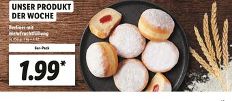 Lidl Berliner mit mehrfruchtfüllung Angebot