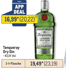 METRO Tanqueray Dry Gin Angebot