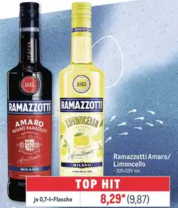 METRO Ramazzotti Amaro/ Limoncello Angebot