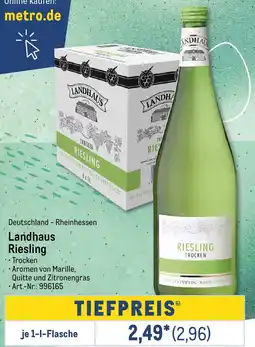 METRO Landhaus Riesling Angebot