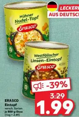 Kaufland ERASCO Eintopf Angebot