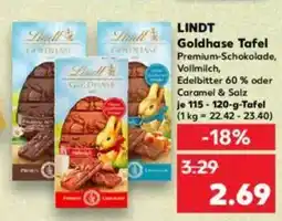 Kaufland LINDT Goldhase Tafel Angebot