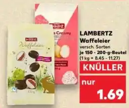 Kaufland LAMBERTZ Waffeleier Angebot