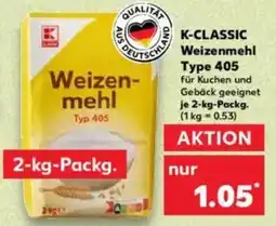 Kaufland K-CLASSIC Weizenmehl Typ 405 Angebot