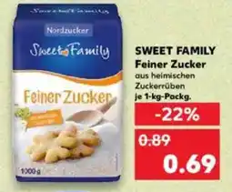 Kaufland SWEET FAMILY Feiner Zucker Angebot