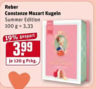 REWE Reber Constanze Mozart Kugeln 120g Angebot