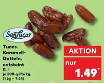 Kaufland Sanfucar Tunes. Karamell- Datteln, entsteint Angebot