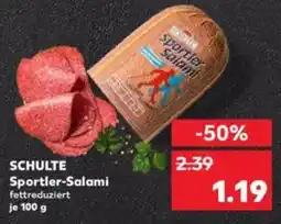 Kaufland SCHULTE Sportler-Salami Angebot