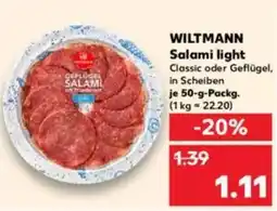 Kaufland WILTMANN Salami light Angebot