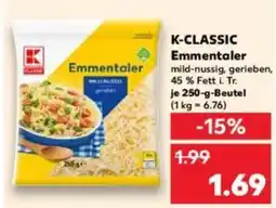 Kaufland K-CLASSIC Emmentaler Angebot