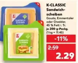 Kaufland K-CLASSIC Sandwich- scheiben Angebot