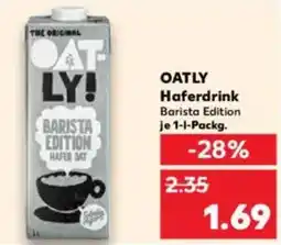 Kaufland OATLY Haferdrink Barista Angebot