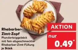 Kaufland Rhabarber- Zimt-Zopf Angebot