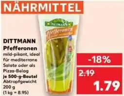 Kaufland DITTMANN Pfefferonen Angebot