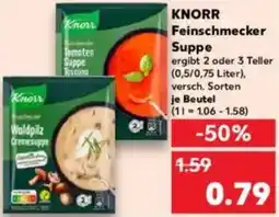 Kaufland KNORR Feinschmecker Suppe Angebot