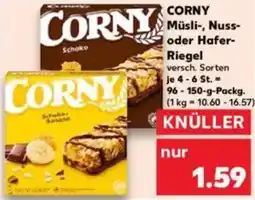 Kaufland CORNY Müsli-, Nuss- oder Hafer- Riegel Angebot