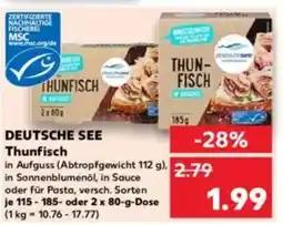 Kaufland DEUTSCHE SEE Thunfisch Angebot