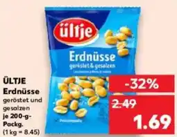 Kaufland ÜLTJE Erdnüsse Angebot