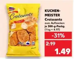 Kaufland KUCHEN- MEISTER Croissants Angebot