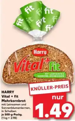 Kaufland HARRY Vital + fit Mehrkornbrot Angebot