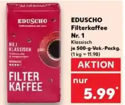 Kaufland EDUSCHO Filterkaffee Nr. 1 Angebot