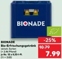 Kaufland BIONADE Bio-Erfrischungsgetränk Angebot