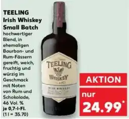 Kaufland TEELING Irish Whiskey Small Batch Angebot