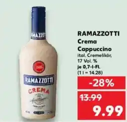 Kaufland RAMAZZOTTI Crema Cappuccino Angebot