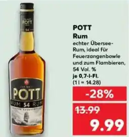 Kaufland POTTI Rum Angebot