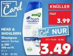 Kaufland HEAD & SHOULDERS Shampoo Angebot