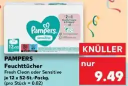 Kaufland PAMPERS Feuchttücher Angebot