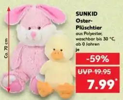 Kaufland SUNKID Oster- Plüschtier Angebot