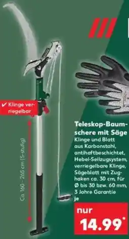 Kaufland PARKSIDE Teleskop-Baumschere mit Säge Angebot