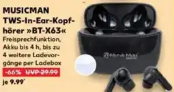 Kaufland MUSICMAN TWS-In-Ear-Kopfhörer BT-X63 Angebot