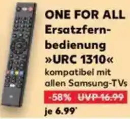 Kaufland ONE FOR ALL Ersatzfernbedienung URC 1310 Angebot