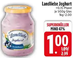 Edeka Landliebe Joghurt Angebot