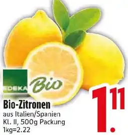 Edeka EDEKA Bio-Zitronen Angebot