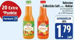 Edeka Valensina Frühstücks-Saft oder Nektar Angebot