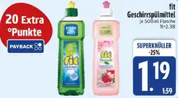 Edeka fit Geschirrspülmittel Angebot