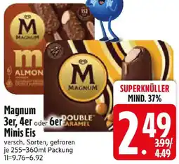 Edeka Magnum 3er, 4er oder 6er Minis Eis Angebot