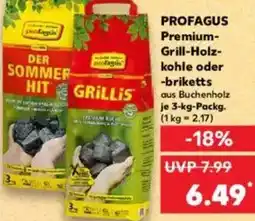 Kaufland PROFAGUS Premium Grill-Holzkohle oder -briketts Angebot