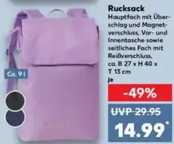 Kaufland Bench Rucksack Angebot