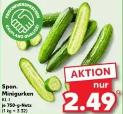 Kaufland Span. Minigurken Angebot