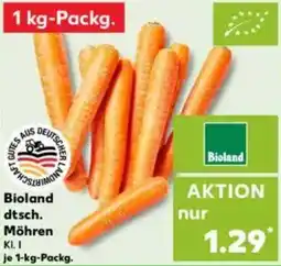 Kaufland Bioland dtsch. Möhren Angebot