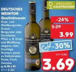 Kaufland DEUTSCHES WEINTOR Qualitätswein Angebot