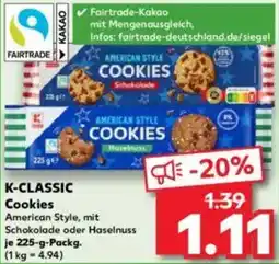 Kaufland K-CLASSIC Cookies Angebot