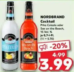 Kaufland NORDBRAND Cocktail Angebot